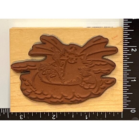 Penny Black 3201J Adrift Wood mounted Rubber Stamp by Margaret Sherry - Picture 2 of 4